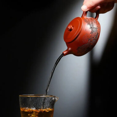 Yixing Zisha Teapot [Jiangnan Shi Piao] (Dahongpao – 230ml)
