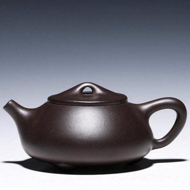 Yixing Zisha Teapot [Jingzhou Shi Piao] (Hei Jin Sha/Dahongpao – 240/210ml)