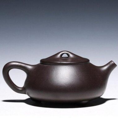 Yixing Zisha Teapot [Jingzhou Shi Piao] (Hei Jin Sha/Dahongpao – 240/210ml)