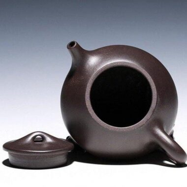 Yixing Zisha Teapot [Jingzhou Shi Piao] (Hei Jin Sha/Dahongpao – 240/210ml)