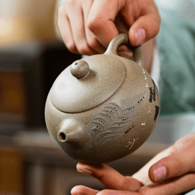 Yixing Zisha Teapot [Jinxiu Shanhe Xishi] (Douqing Sha – 270ml)