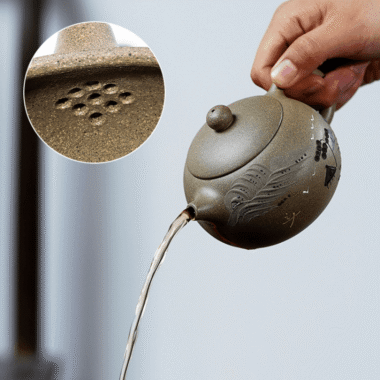 Yixing Zisha Teapot [Jinxiu Shanhe Xishi] (Douqing Sha – 270ml)
