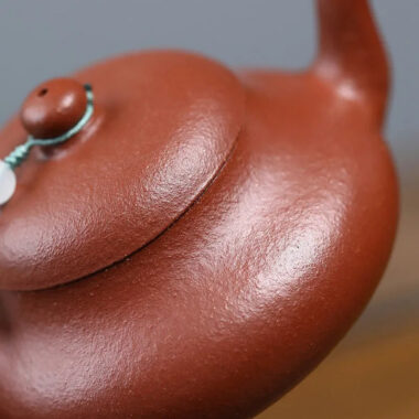 Yixing Zisha Teapot [Junde] (Wrinkled Skin Zhu Ni – 150ml)