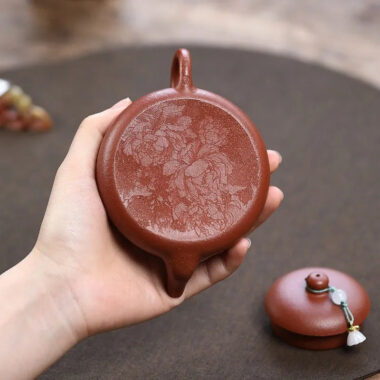 Yixing Zisha Teapot [Junde] (Wrinkled Skin Zhu Ni – 150ml)