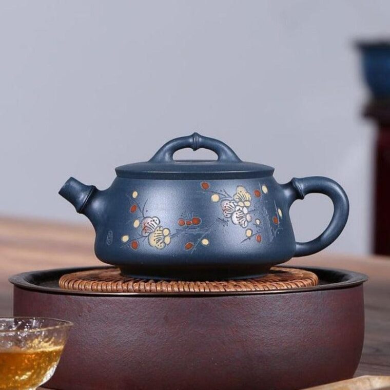Yixing Zisha Teapot [Kuan Kou Shi Piao] (Tian Qing Ni – 250ml)