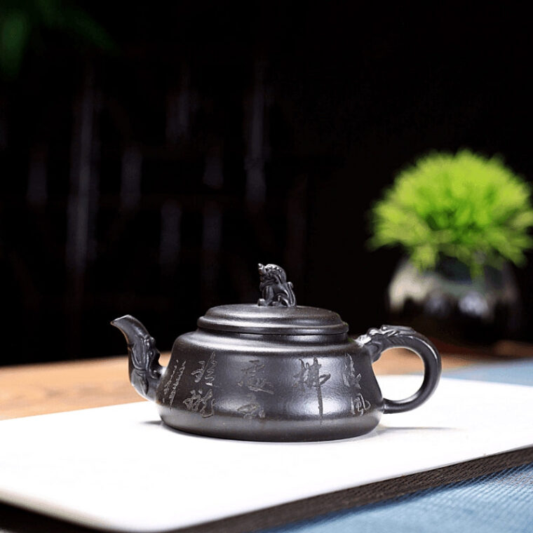 Yixing Zisha Teapot [Lion Pot] (Shi Huang – 180ml)