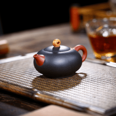 Yixing Zisha Teapot [Little Moon Shadow] (Hei Ni/Jiao Ni – 150ml)