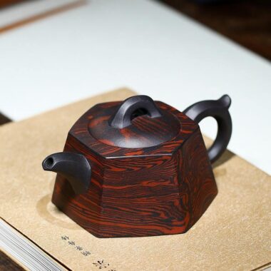 Yixing Zisha Teapot [Liufang Jing Lan] (Lao Zi Ni/Jiao Ni – 230ml)