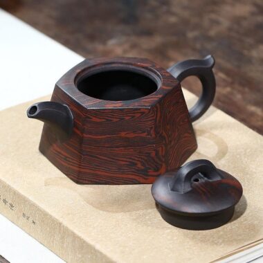 Yixing Zisha Teapot [Liufang Jing Lan] (Lao Zi Ni/Jiao Ni – 230ml)