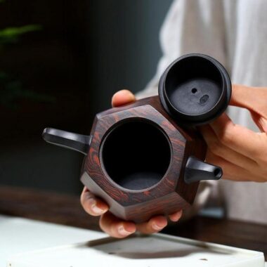 Yixing Zisha Teapot [Liufang Jing Lan] (Lao Zi Ni/Jiao Ni – 230ml)