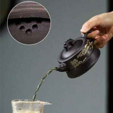 Yixing Zisha Teapot [Long Ting] (Wujin Ni – 225ml)