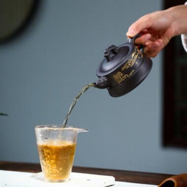 Yixing Zisha Teapot [Long Ting] (Wujin Ni – 225ml)