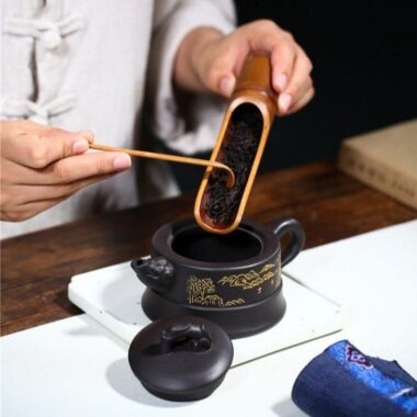 Yixing Zisha Teapot [Long Ting] (Wujin Ni – 225ml)