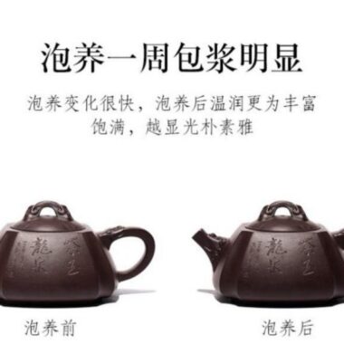 Yixing Zisha Teapot [Longquan] (Zi Ni – 260ml)