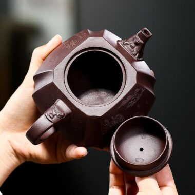 Yixing Zisha Teapot [Longquan] (Zi Ni – 260ml)