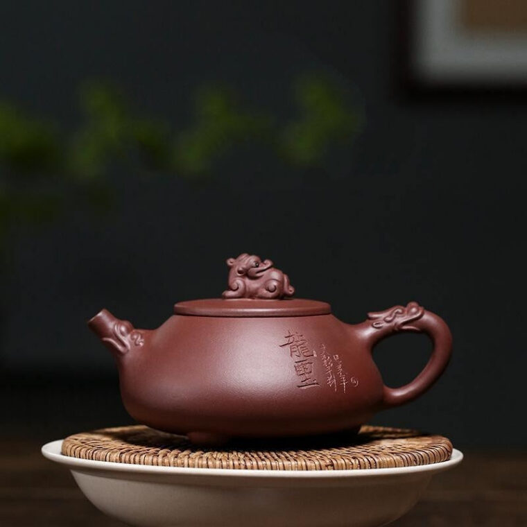 Yixing Zisha Teapot [Longxi Shi Piao] (Zi Ni – 250ml)