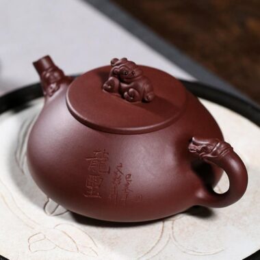 Yixing Zisha Teapot [Longxi Shi Piao] (Zi Ni – 250ml)