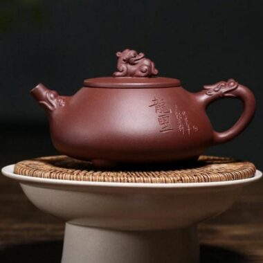 Yixing Zisha Teapot [Longxi Shi Piao] (Zi Ni – 250ml)