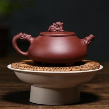 Yixing Zisha Teapot [Longxi Shi Piao] (Zi Ni – 250ml)
