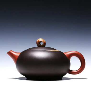 Yixing Zisha Teapot [Moon Xishi] (Hei Ni/Jiao Ni – 330ml)