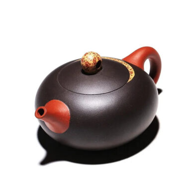 Yixing Zisha Teapot [Moon Xishi] (Hei Ni/Jiao Ni – 330ml)