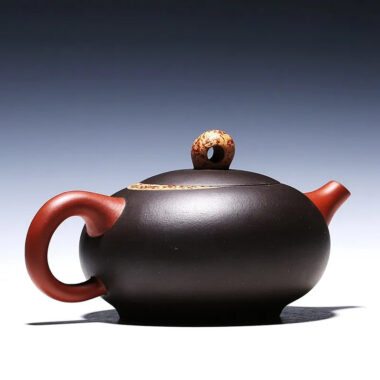 Yixing Zisha Teapot [Moon Xishi] (Hei Ni/Jiao Ni – 330ml)