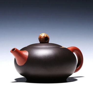 Yixing Zisha Teapot [Moon Xishi] (Hei Ni/Jiao Ni – 330ml)