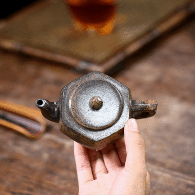 Yixing Zisha Teapot [Palace Lantern] (Qing Duan Ni Firewood Fired – 150ml)