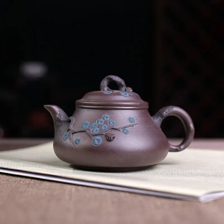 Yixing Zisha Teapot [Pine Needle Pot] (Zi Ni – 230ml)
