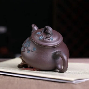 Yixing Zisha Teapot [Pine Needle Pot] (Zi Ni – 230ml)