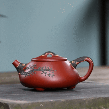Yixing Zisha Teapot [Pine Needle Shi Piao] (Dahongpao – 200ml)