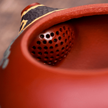 Yixing Zisha Teapot [Pine Needle Xishi] (Dahongpao – 260ml)