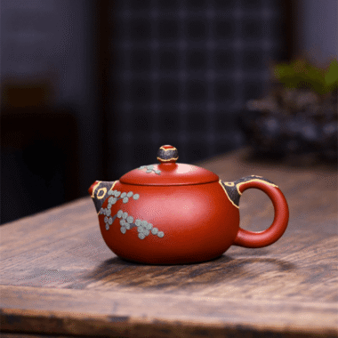 Yixing Zisha Teapot [Pine Needle Xishi] (Dahongpao – 260ml)