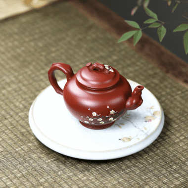 Yixing Zisha Teapot [Plum Bao Chun] (Dahongpao – 220ml)