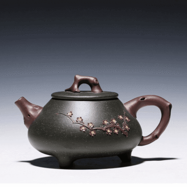 Yixing Zisha Teapot [Plum Shi Piao] (Lu Ni – 300ml)