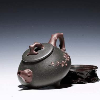 Yixing Zisha Teapot [Plum Shi Piao] (Lu Ni – 300ml)