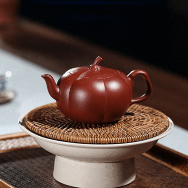 Yixing Zisha Teapot [Pumpkin Pot] (Dahongpao – 200ml)