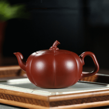 Yixing Zisha Teapot [Pumpkin Pot] (Dahongpao – 200ml)
