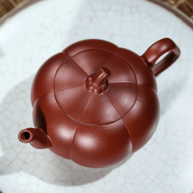 Yixing Zisha Teapot [Pumpkin Pot] (Dahongpao – 200ml)