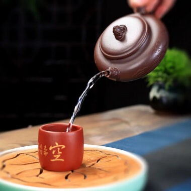 Yixing Zisha Teapot [Qing Yu Lian] (Zi Ni – 280ml)