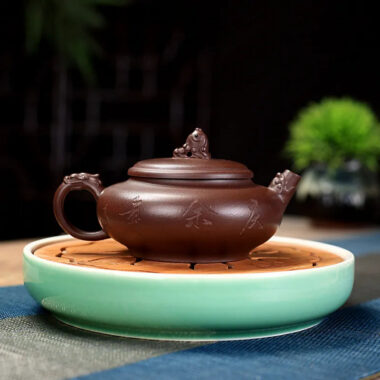 Yixing Zisha Teapot [Qing Yu Lian] (Zi Ni – 280ml)