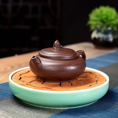 Yixing Zisha Teapot [Qing Yu Lian] (Zi Ni – 280ml)