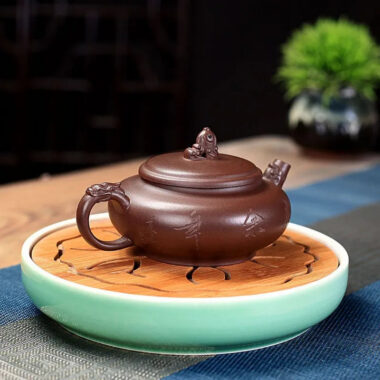 Yixing Zisha Teapot [Qing Yu Lian] (Zi Ni – 280ml)