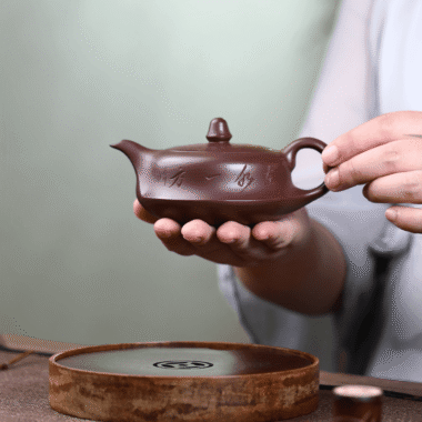 Yixing Zisha Teapot [Qu Hu] (Zi Ni – 190ml)