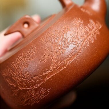 Yixing Zisha Teapot [Rainy Star] (Hong Jiang Po Ni – 260ml)