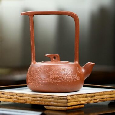 Yixing Zisha Teapot [Rainy Star] (Hong Jiang Po Ni – 260ml)