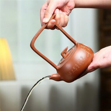 Yixing Zisha Teapot [Rainy Star] (Hong Jiang Po Ni – 260ml)