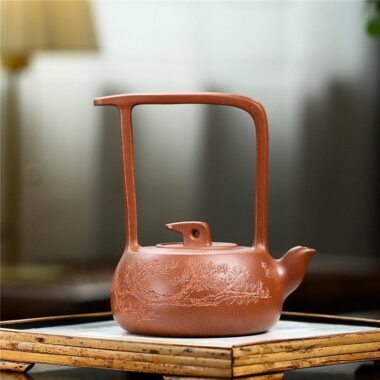 Yixing Zisha Teapot [Rainy Star] (Hong Jiang Po Ni – 260ml)