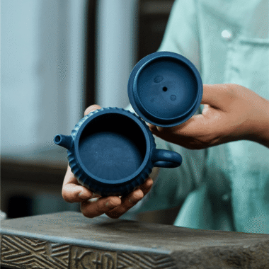 Yixing Zisha Teapot [Ribbed Jing Quan] (Tian Qing Ni – 160ml)