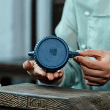 Yixing Zisha Teapot [Ribbed Jing Quan] (Tian Qing Ni – 160ml)